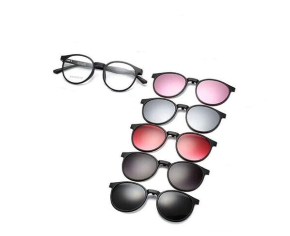 Rame de ochelari cu 5 clip-on