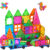 Joc constructii magnetice 3D, Magnetic Window Tiles 32 piese, STEM, Montessori, Multicolor